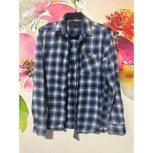 Nickel & Iron Long Sleeve Plaid Shirt - Size Medium